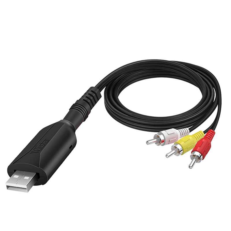 WIISTAR USB Video Capture Card VHS To Digital RCA To USB 2.0 Adapter. 
