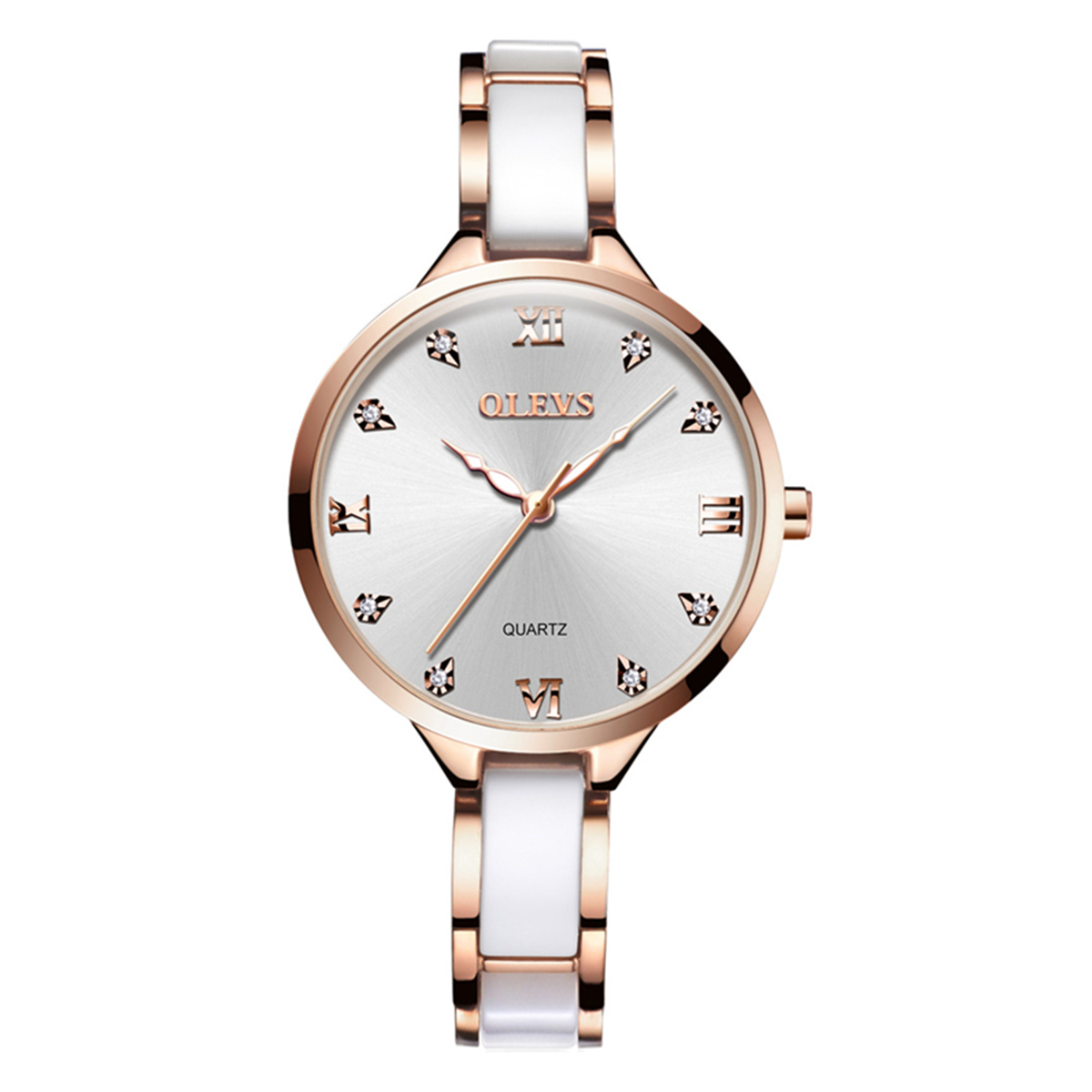 Ovale Watch 22mm OVWRSR-OV21 in White/Rose Gold-Tone
