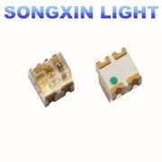 【Hey my home】100PCS/Lot BGR SMD RGB Common Anode Led RGB LED Diode 4-Bin Size:1.6*1.6*0.55mm colorful Red/Green/Blue. 