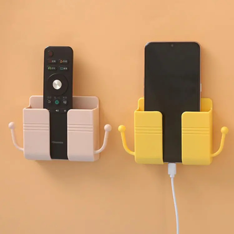 Multi-function Wall Mounted Organizer Holder, Storage Box, Remote Control, Mobile Phone Plug