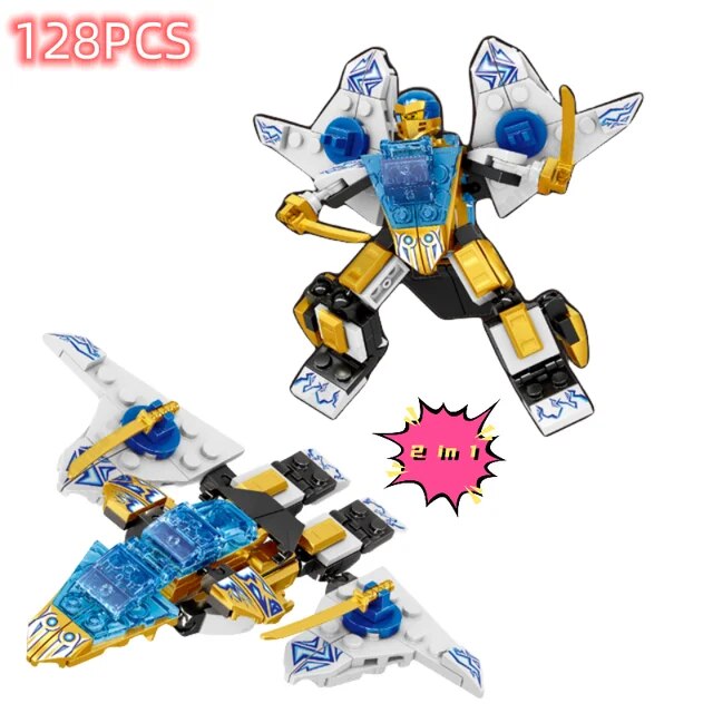 Ninja Wars Armor Mech Mini Model Action Figures Building Blocks Compatible Technic Anime City Gifts Toys Robots For Children. 