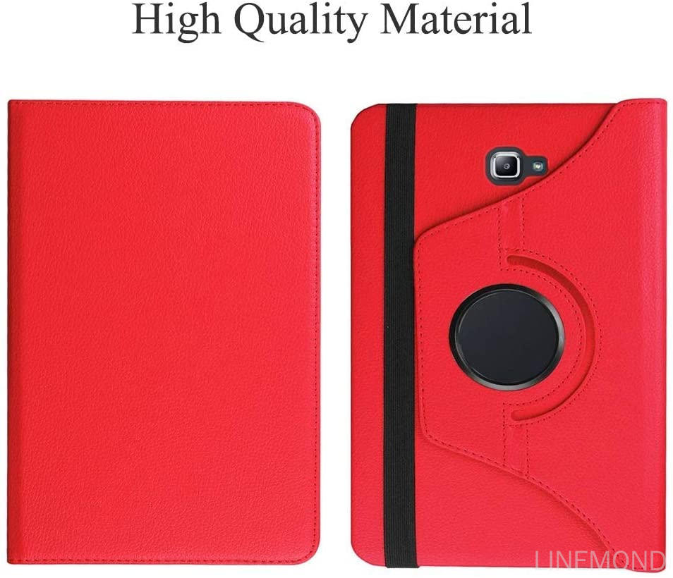 【FUPANG】Case for Samsung Galaxy Tab A 10.1 PU leather protective 360 degree tablet cover case stand function for tab a 10.1 inch (SM-T580/mible, pen version). 