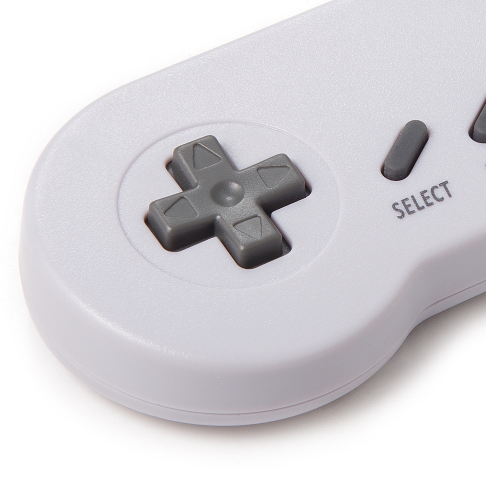 2.4 Ghz Wireless Super Nes Classic Controller Gamepad Joystick Compatible With Snes/sfc Games Console. 