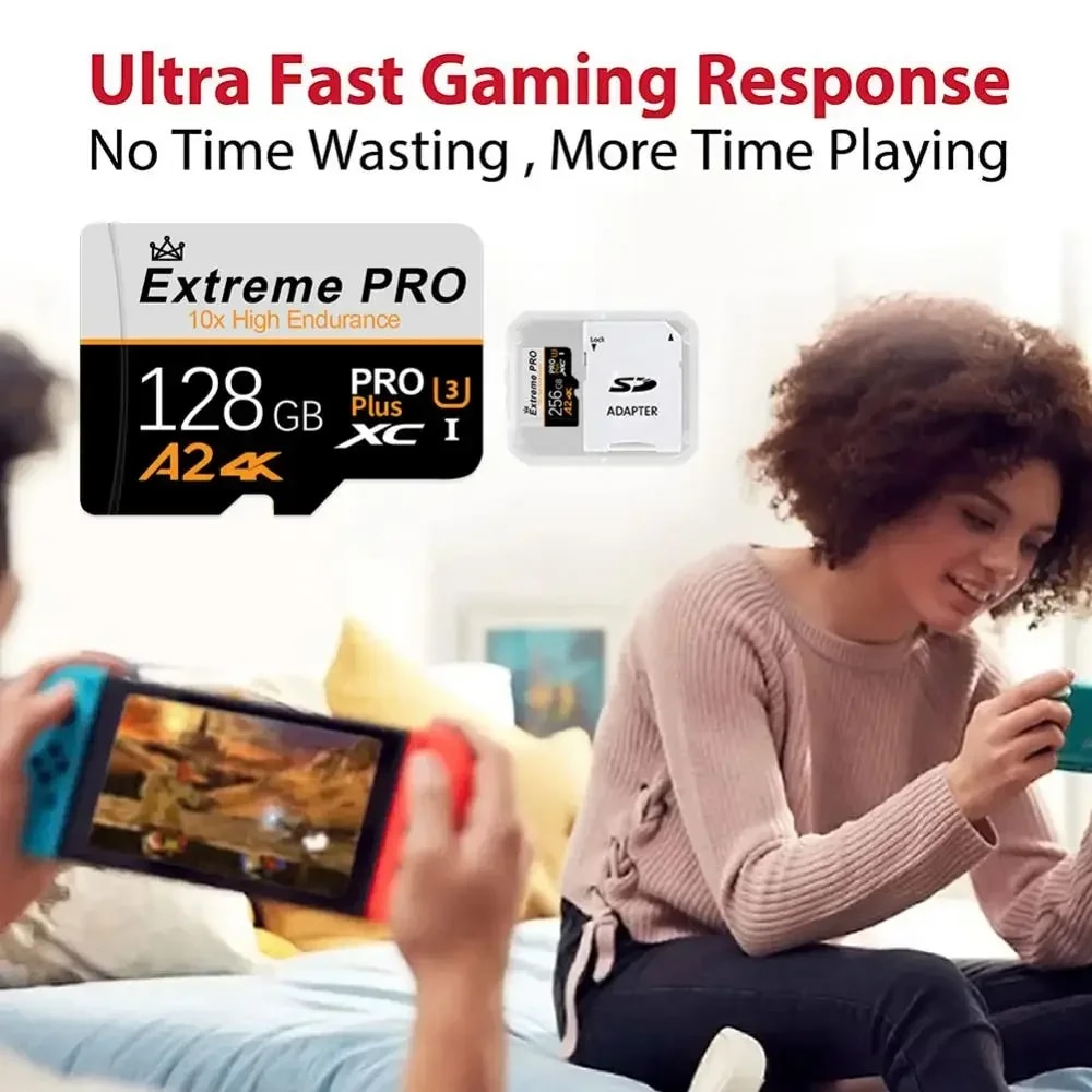 2TB High Speed Memory Card 512GB 256GB 128GB Class 10 Micro TF SD Card 1TB SD Memory Card For Nintendo Switch Phone/Ps4/PS5. 