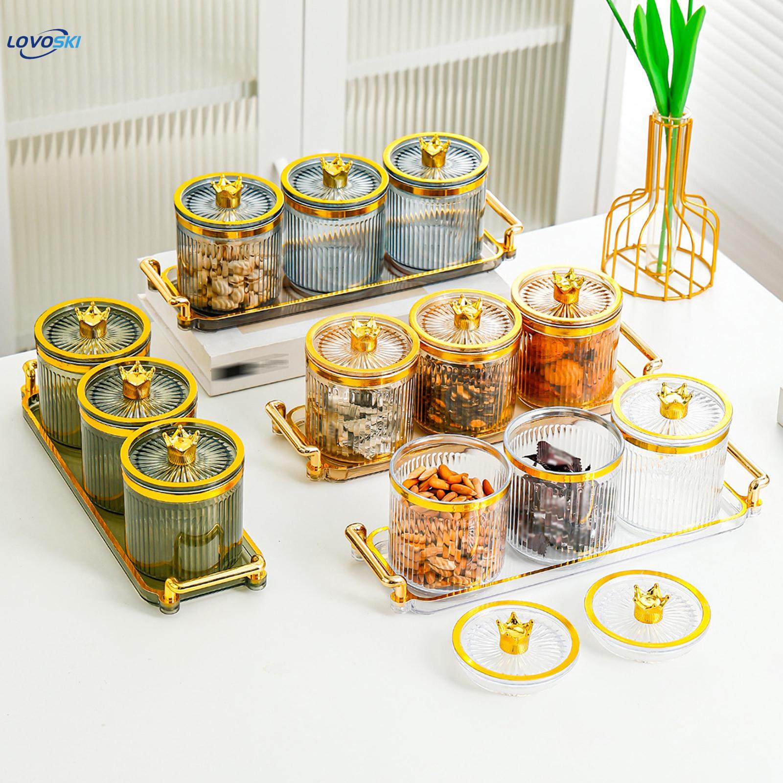 Dry Fruit Tray Multifunction Food Storage Container Appetizer Serving Tray. 