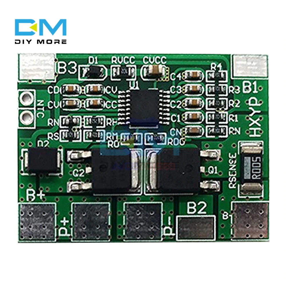 BMS 4S 12.8V 8A LiFePO4 Lithium Iron Phosphate Battery Protection Board ...