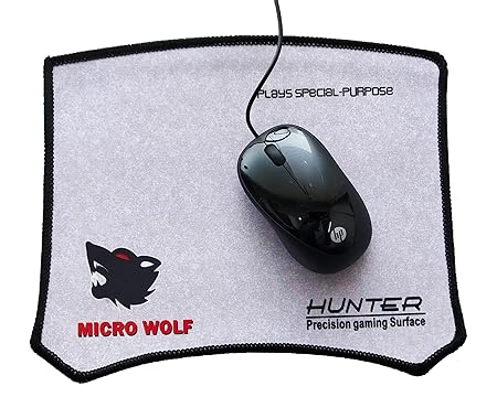 Hunter Micro Wolf L-16 Gaming Non-Slip Backing Surface Mouse Pad - Enjoy Comfortable And Stable Mouse Control With Non-Slip Backing Surface. 