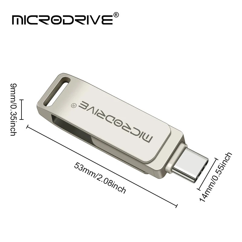 TYPE-C Flash Drive pendrive For iPhone /Plus/X/ipad Usb/Otg 2 in 1 Pen Drive For all iOS External Storage Devices/ cell phone. 
