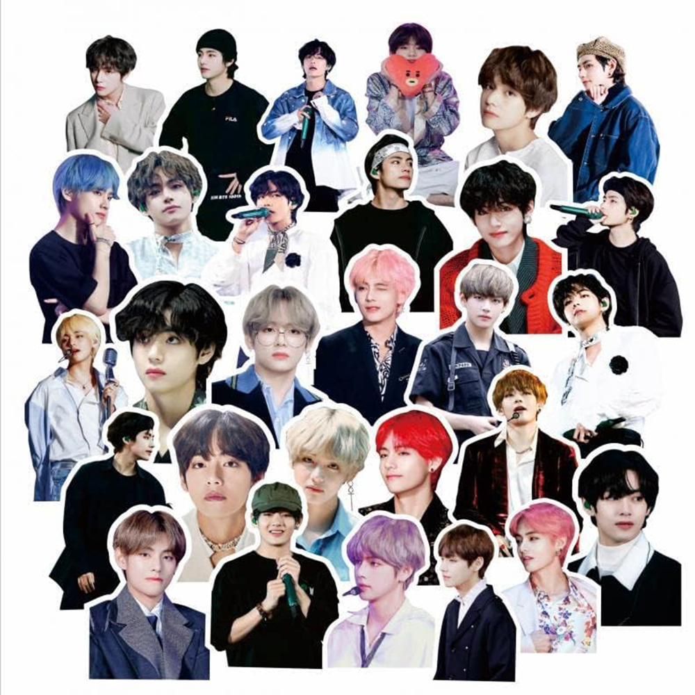 50 Pcs Set/ BTS V Kim Taehyung Solo Concept Stickers Set. 