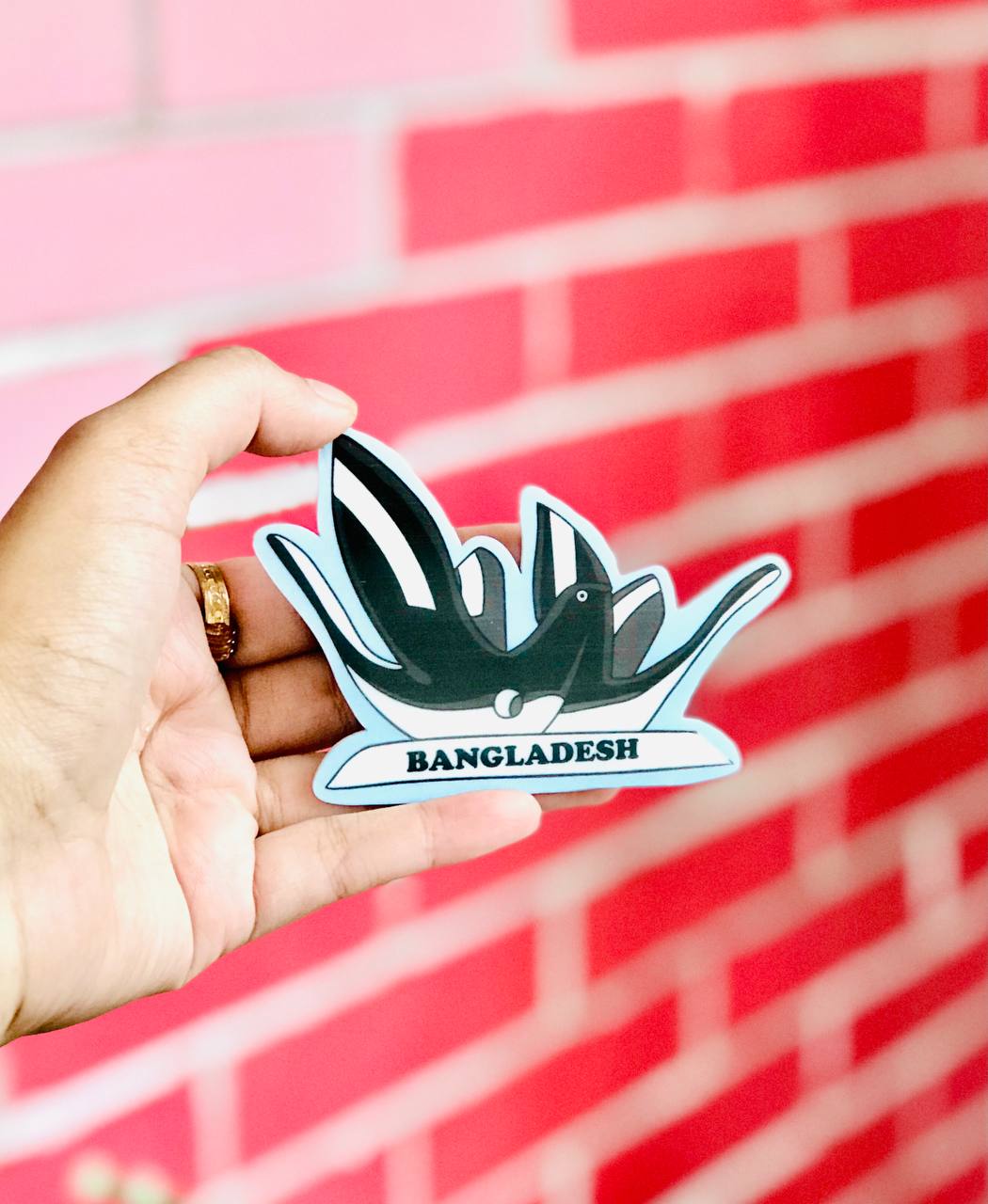 Fridge Magnet Acrylic দোয়েল
