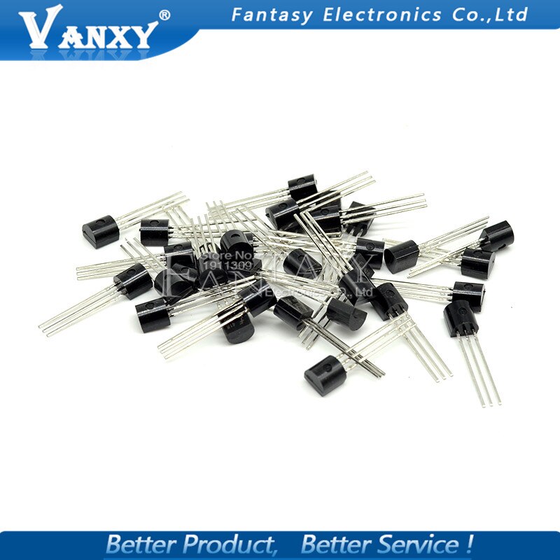 【happy one】100pcs S8550 TO92 S8550D TRANSISTOR (PNP) 40V and. 