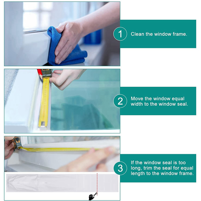 2X Hung Window Seal for Portable Air Conditioner, AC Unit Window Vent Kit, Easy to Install,Hose Kit for Tumble Dryer. 