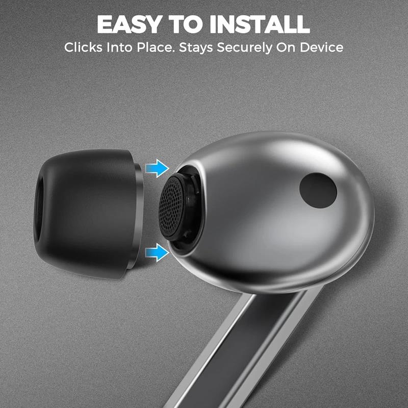 Memory Foam Eartips for Samsung Galaxy Buds 3 Pro Eartips Noise Reduction Earplugs Soft Anti-Slip Earbuds Ear Tips For Buds3Pro. 