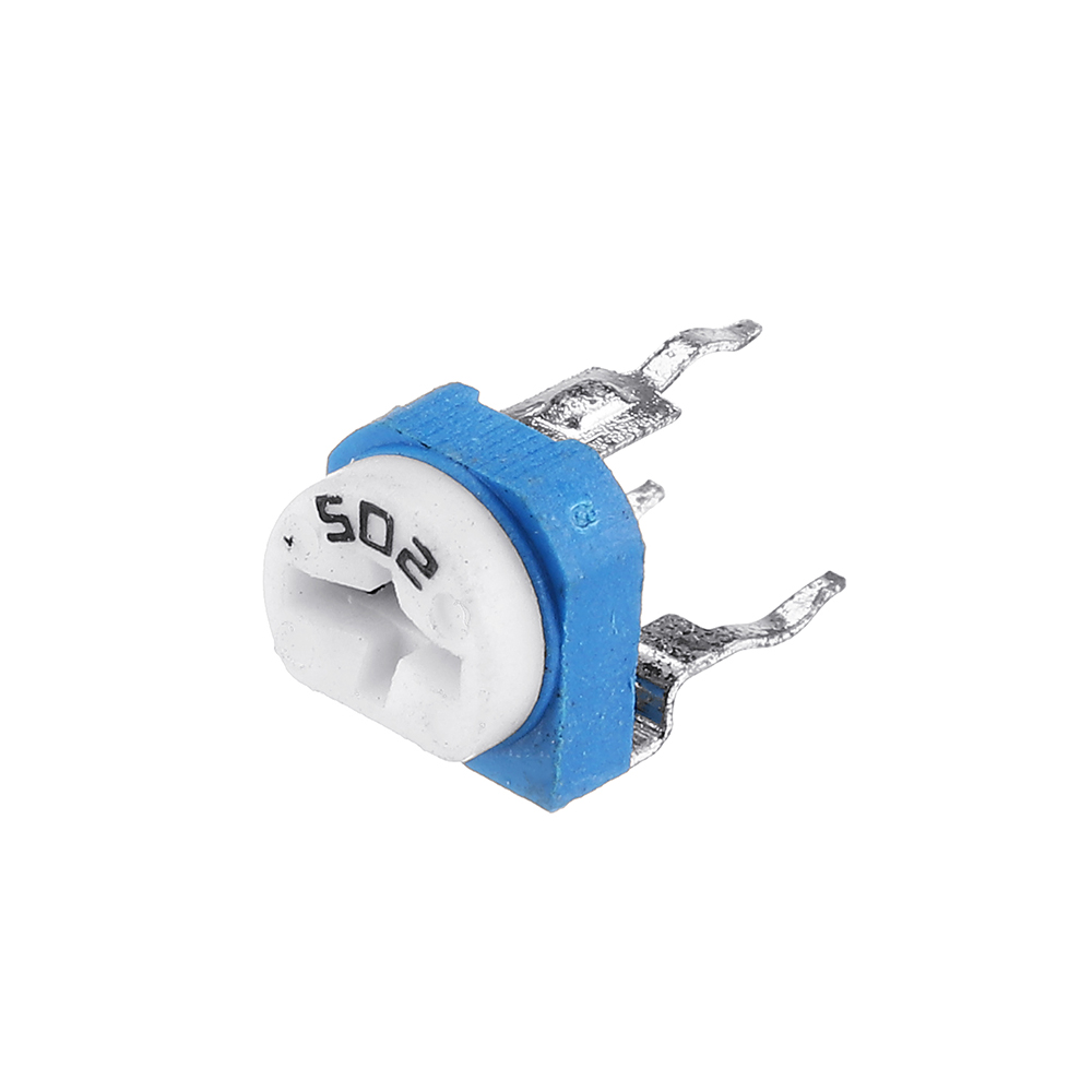 10Pcs- RM065 RM-065 VR 5K Ohm 502 Potentiometer Trimmer Trim Pot 5K Ohm 502 Trimpot Variable Resistor Top Adjustment Single Turn 6mm V/R 3 Pin Leads Terminals. 