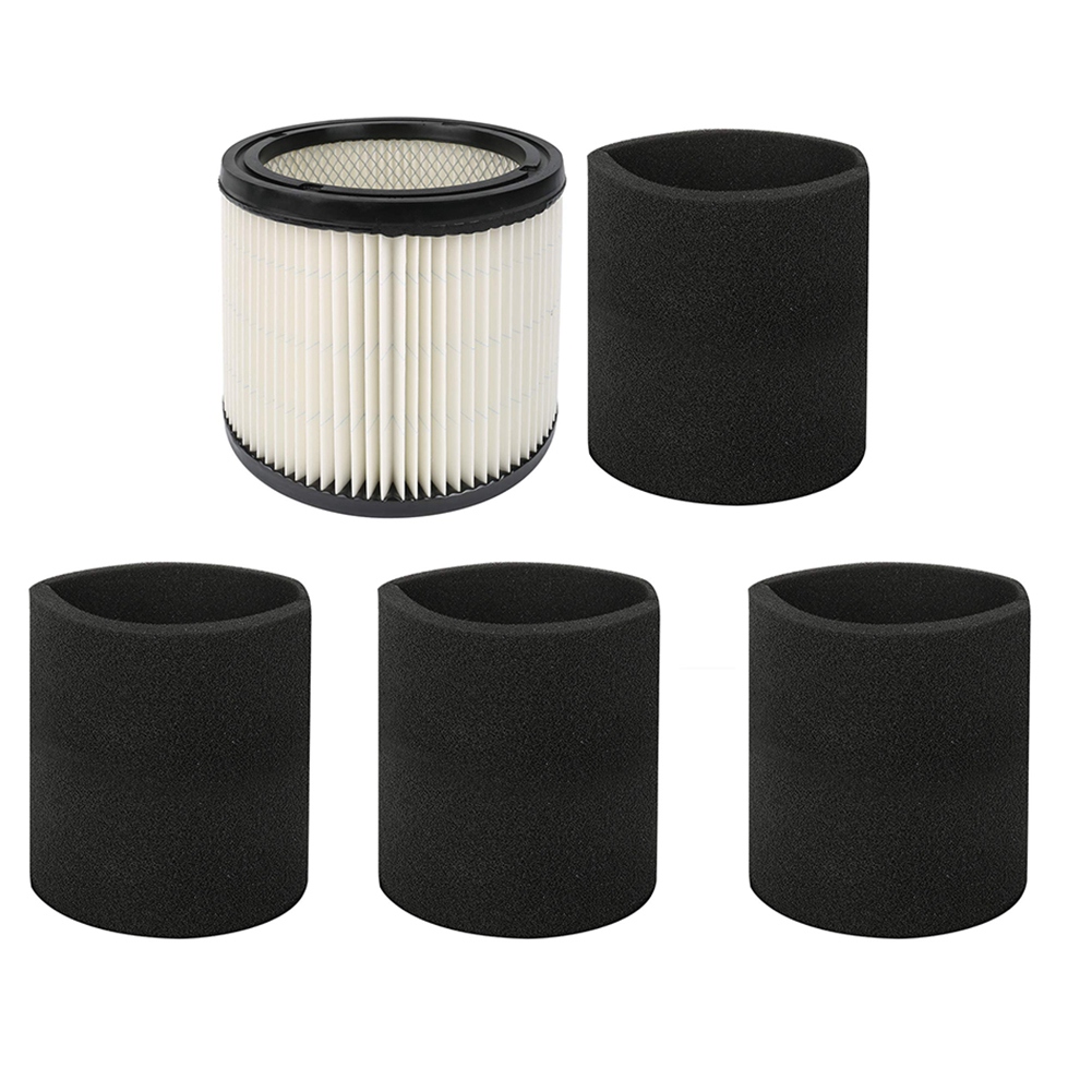 Filter & Foam Filter, Fits 5 Gallon and Up Wet Dry