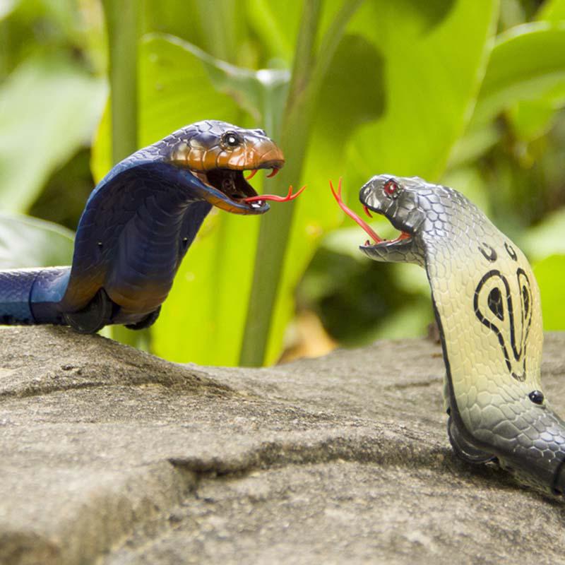 SF Lifelike Realistic Remote Control King Naja Cobra Long Range Chargeable Snake Toy #261671. 
