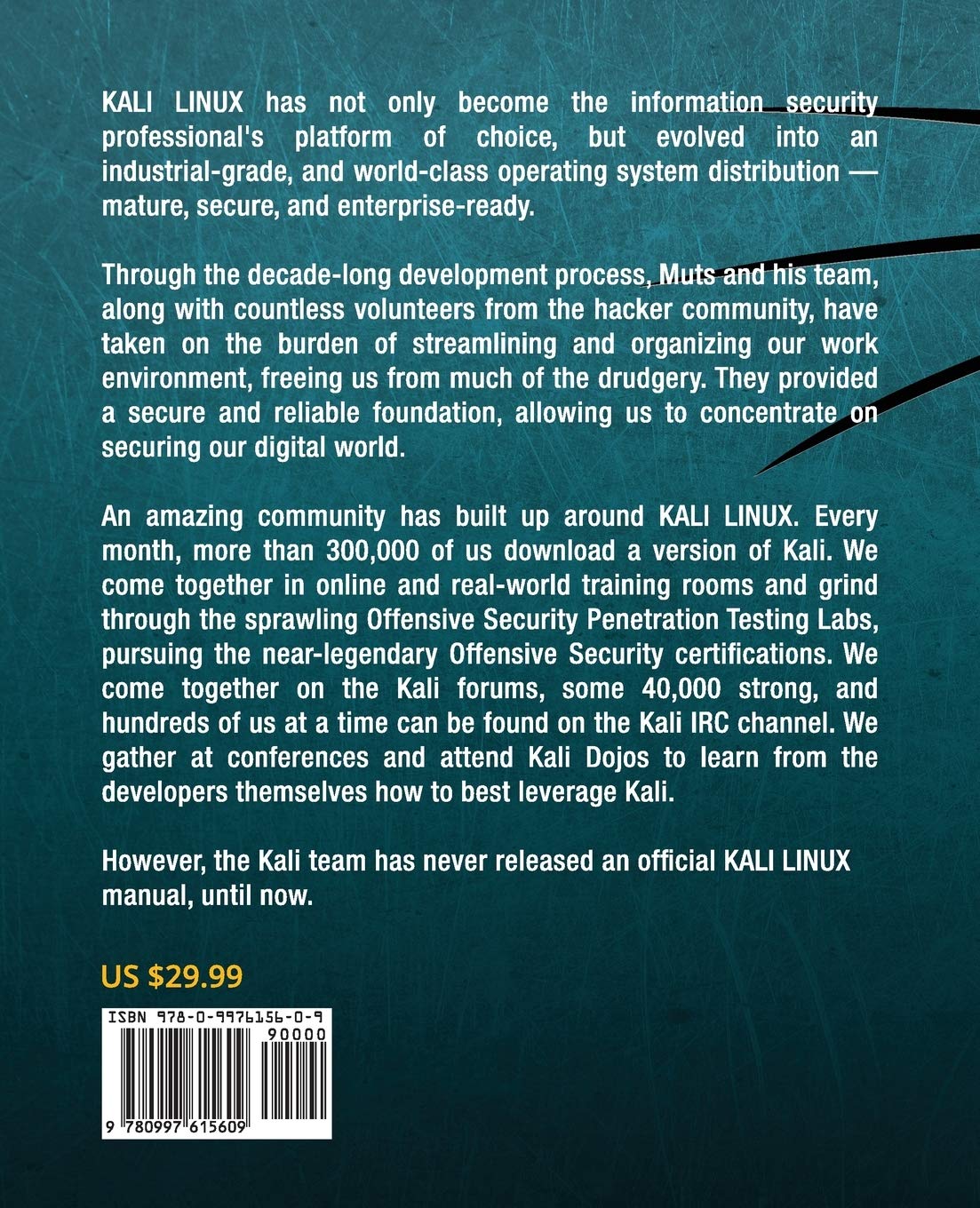 Kali Linux Revealed: Mastering the Penetration Testing Distribution by Raphael Hertzog, Jim O'Gorman and Mati Aharoni. 