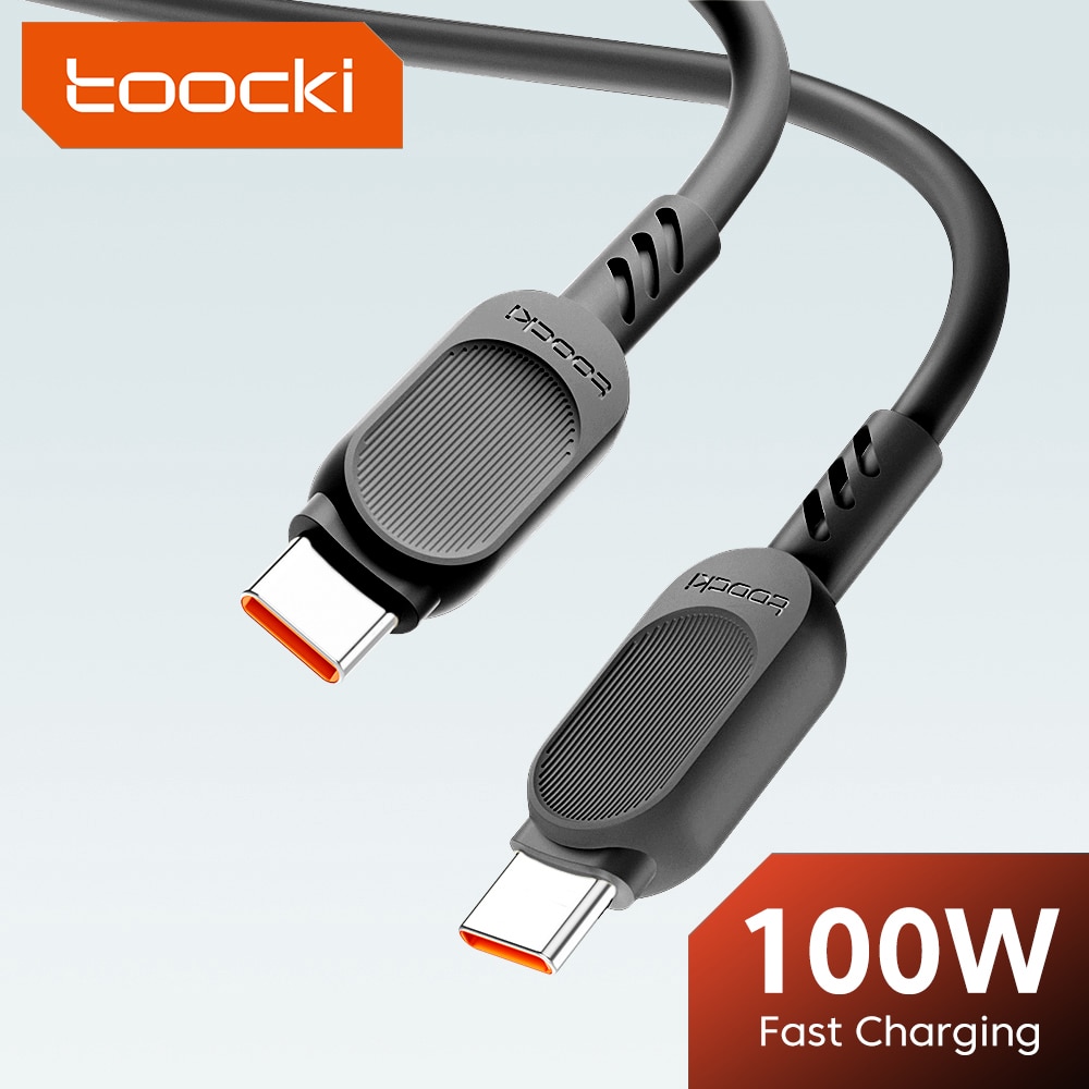 Toocki PD 100W USB C To Type C Cable For Macbook Xiaomi POCO Samsung Huawei Fast Charging Charger USB-C Type-C Data Cord Wire. 