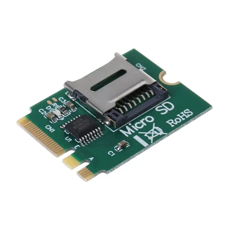 M2 NGFF Key A.E WIFI Slot to Micro SD SDHC SDXC TF Card Reader T-Flash Card M.2 A+E Card Adapter Kit 83XB. 