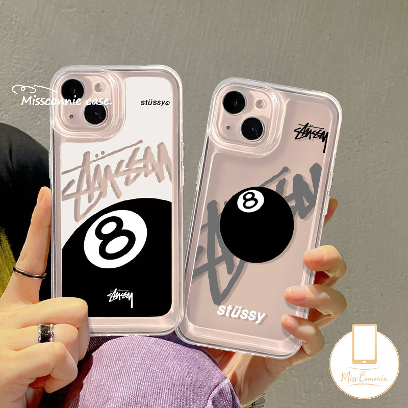 Trendy Brand Stussy Graffiti Letters Case for Redmi 12C 9 12 9C 10A A1 10C 10 13C A2 9A 9T Note 11s 10s 11 8 13 10 12 9 Pro Max Poco X5 X6 C65 Mi 11 12 Lite Transparent Soft Cover. 