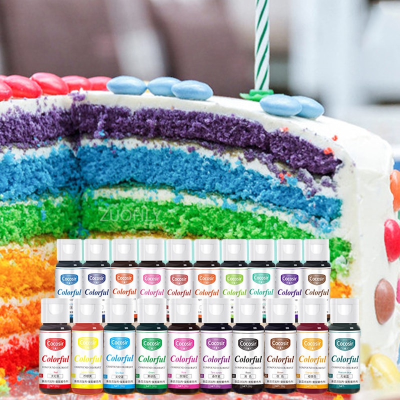 1PC Food Coloring Gel for Baking Fondant and Cooking Concentrated Icing Food Color Dye Pastry Decorating Tools Cake Accessories. 