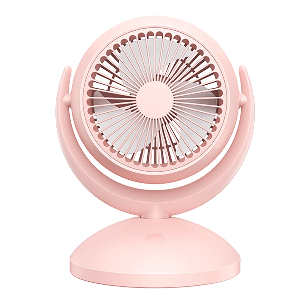 Desktop Fan USB Rechargeable Mini Fan 4 Speed Adjustable Fan B