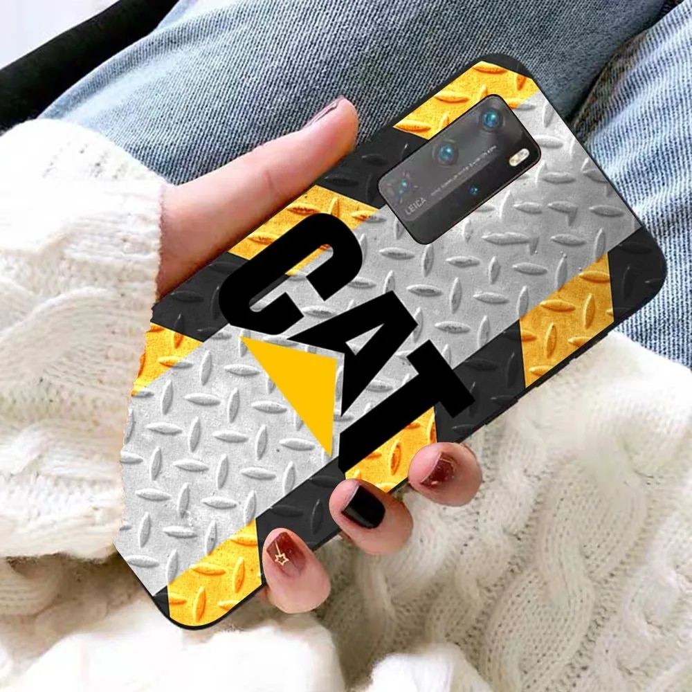 Caterpillar logo Phone Case For Huawei P 8 9 10 20 30 40 50 Pro Lite Psmart Honor 10 lite 70 Mate 20lite. 