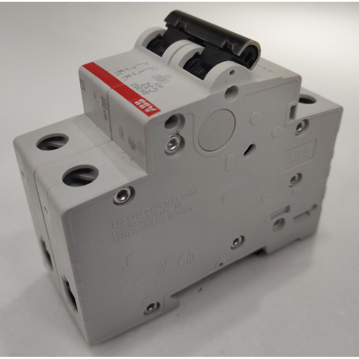 ABB  GERMANY  32A 6kA MCB DP 2P Miniature Circuit Breaker Two Pole