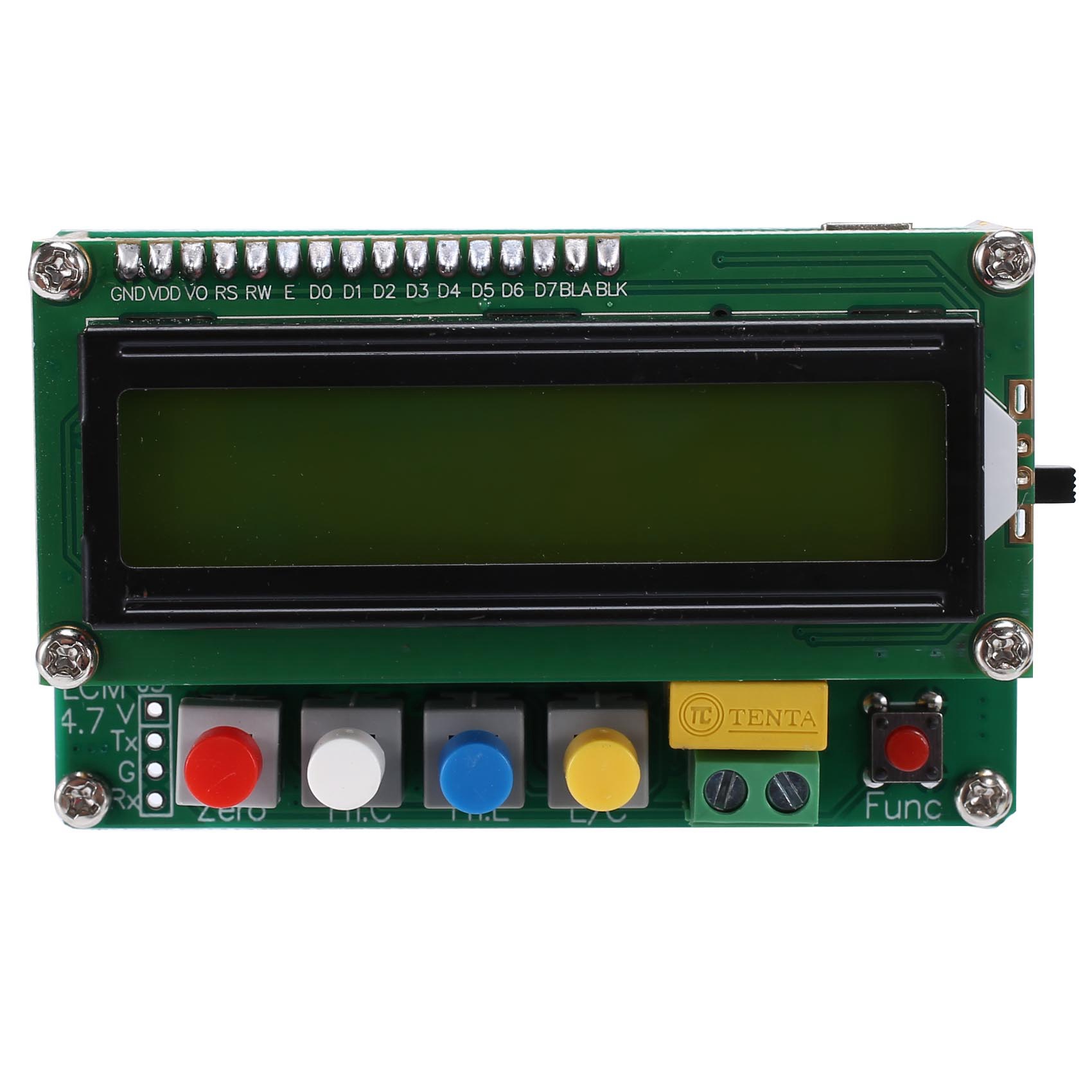 1 Set Inductance Capacitance L/C Meter Full-featured Inductance Capacitance Meter with USB Cable. 