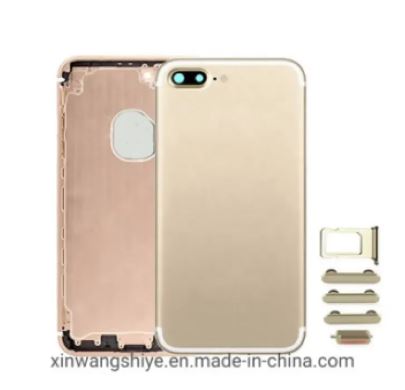 Apple iPhone 7 Plus - ( Polycarbonate Plastic ) Casing / Back Shell / Back Panel / Battery Cover / Back Door / Back Replacement Part with Button. 