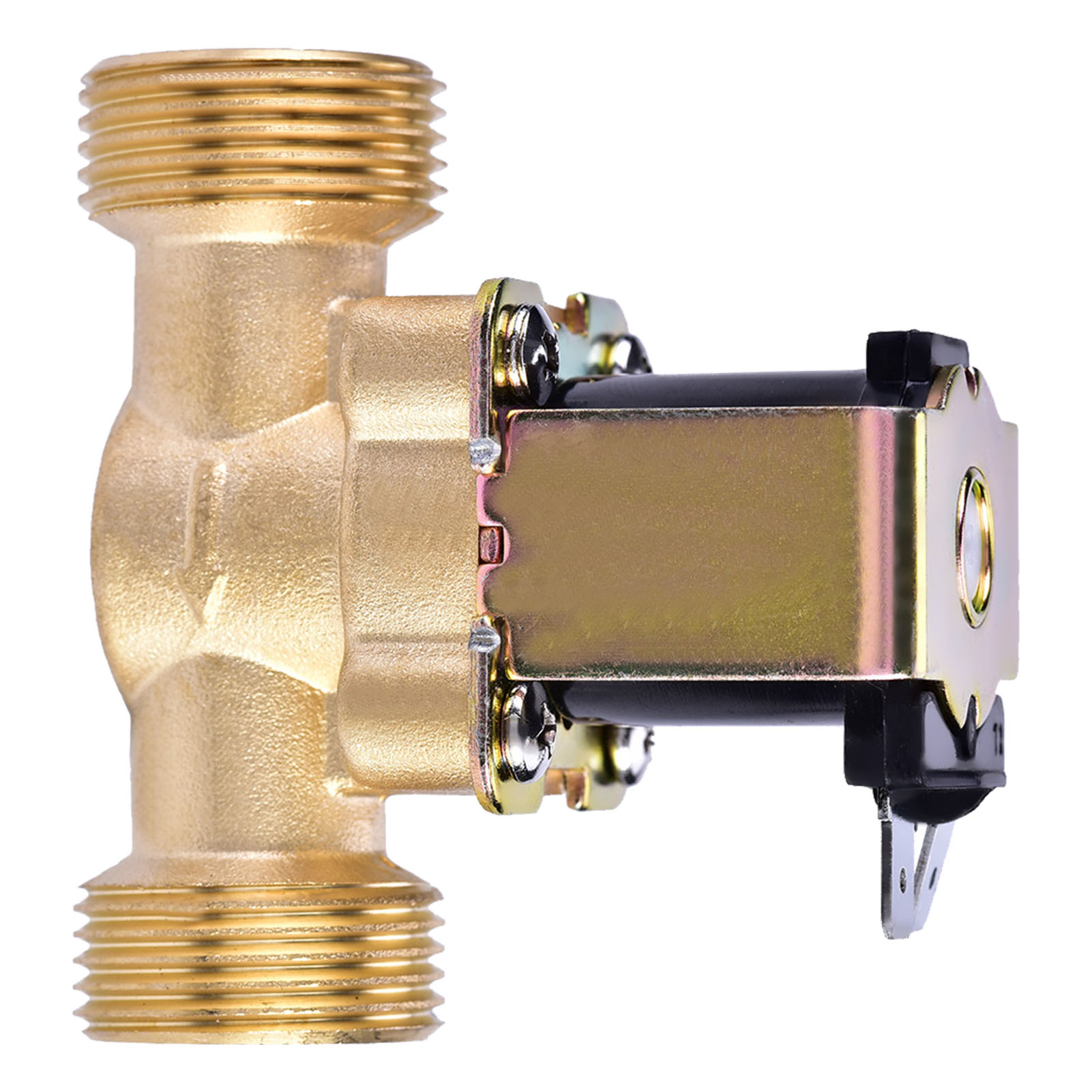 Electric Water Valve, Stable Brass Electric Solenoid Valve, for Prevent The Dry Burning Easy Install And Maintain