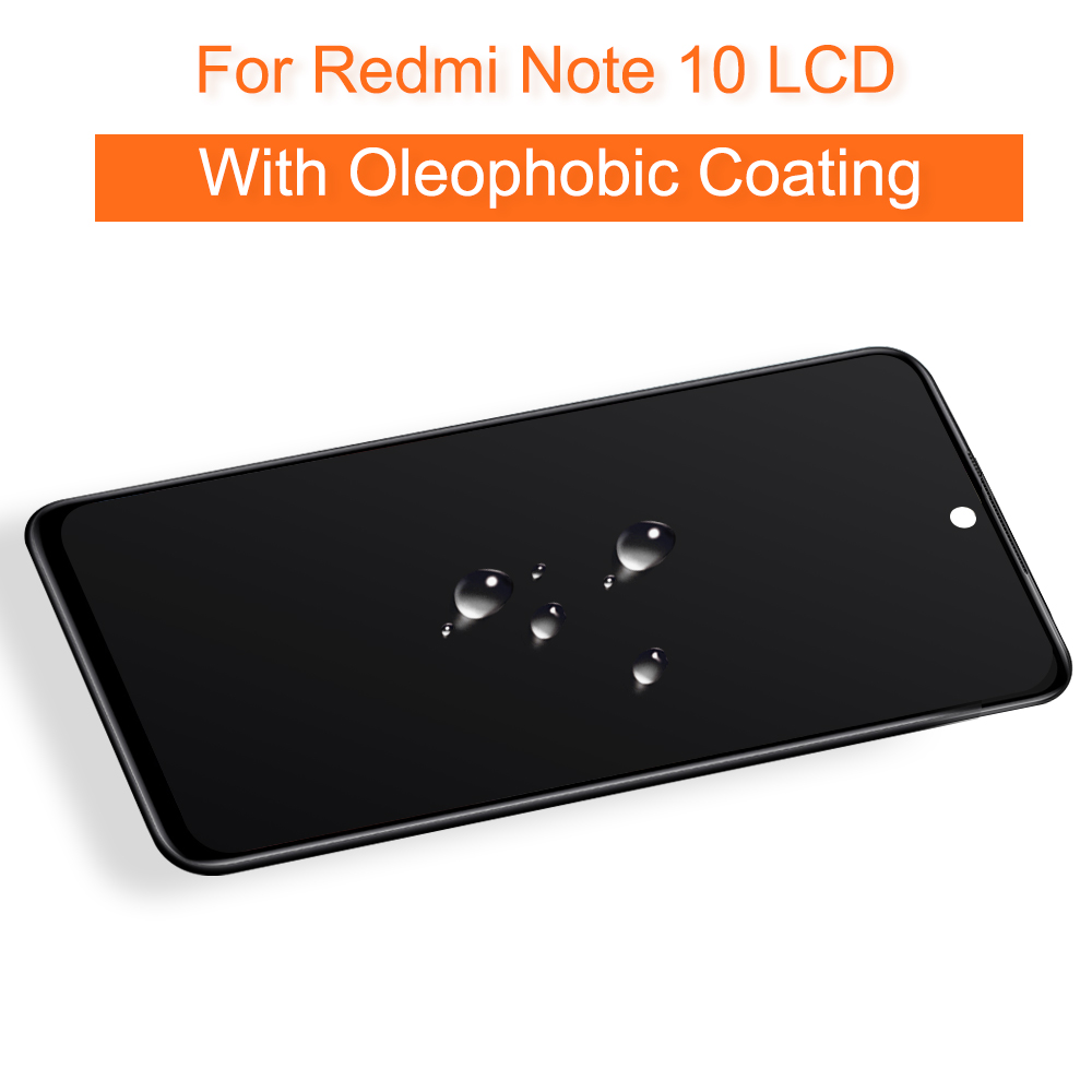 LCD With Frame Display For Xiaomi Redmi Note 10 4G Note 10s Touch Screen Digitizer Assembly Replacement Parts. 
