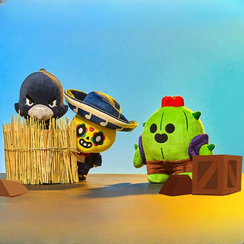Coc 25cm Plush Toy Supercell Leon Spike Cotton Pillow Dolls Game Characters Game Peripherals Gift For Children Clash Of Clans. 