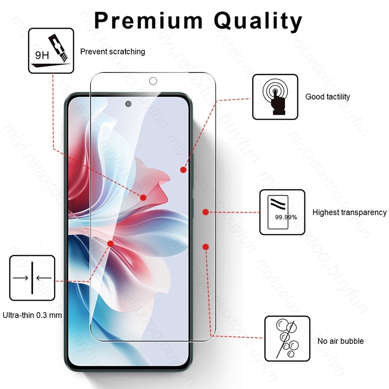 11 11F F11F ReProo HD.7 Mobile Phone Screen 2603 63PCS Protective Glass for Oppo Reno11 F 5G CPH Protective Film Explosion－Film Renono 11F. 