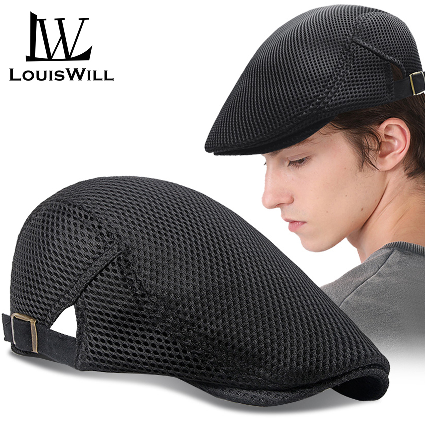 Fashion Retro Lattice Golf Flat Caps 