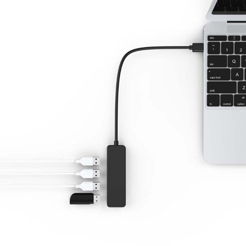 【VisioN Shop】USB 2.0 4 Hub Extension Splitter Laptop PC Computer Charger Dropshipping. 