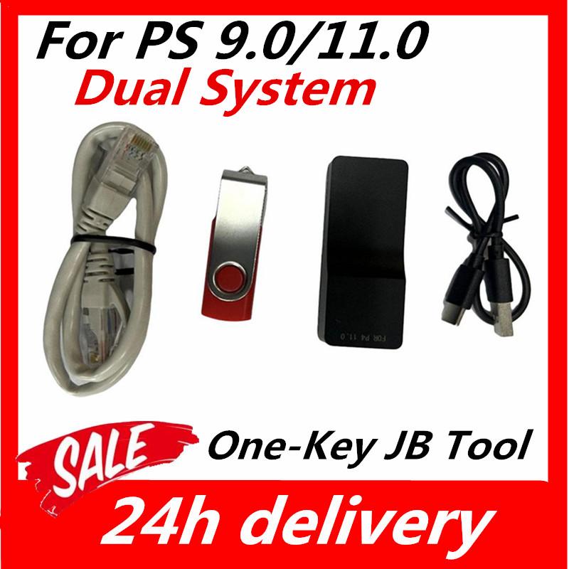 USB Dongle JB USB Adapter For PS 9.0/11.0 Dual System With Ethernet Type-C Cable One-Key JB Tool Flash Drive Box