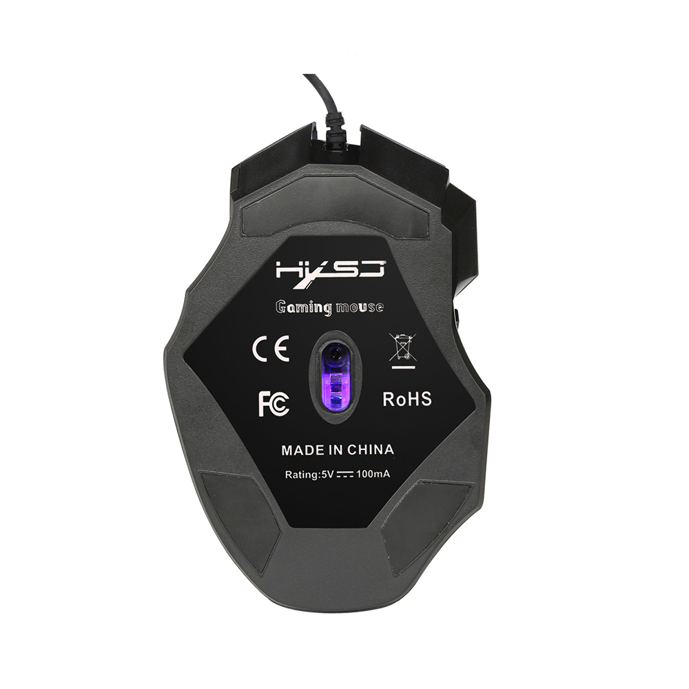 3200 DPI 7 Button 7D LED Optical USB Wired Gaming Mouse Mice for Laptop PC Professional Gamer Adjustable Black. 