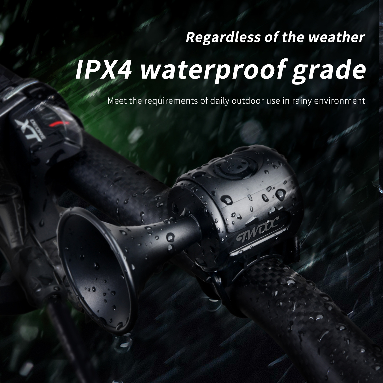 X-TIGER Bike Bell 120DB Loud Sound Electronic MTB Horn Waterproof Ultralight Bicycle Handlebar Warning Bell Bike Accessories. 