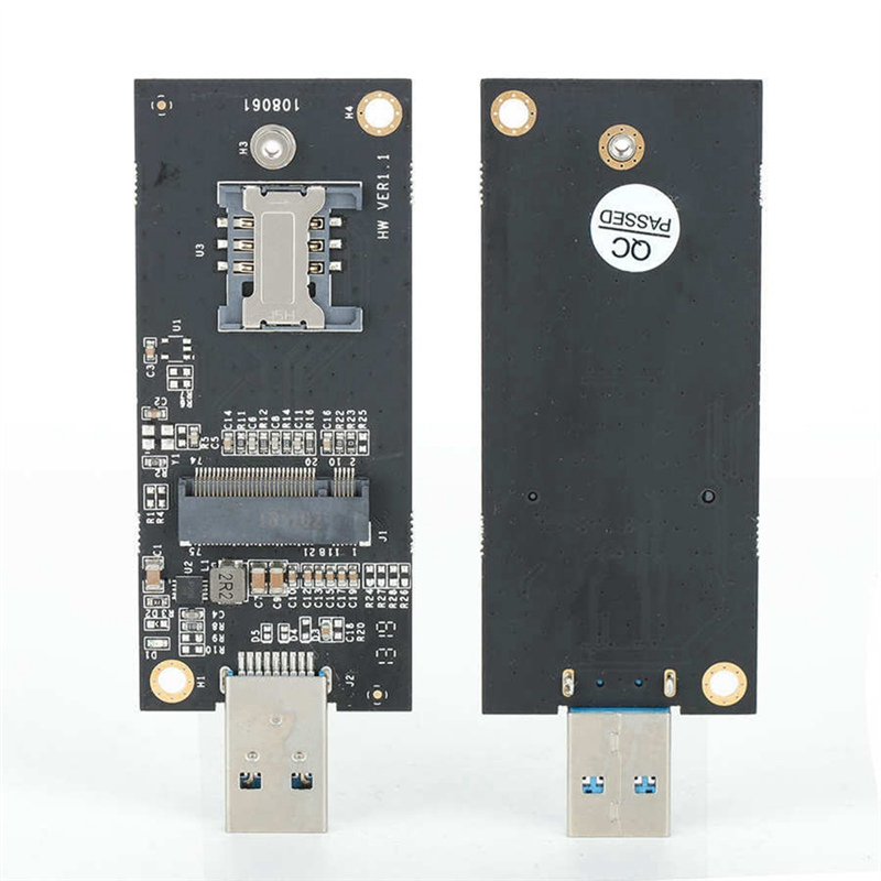 USB3.0 to NGFF Key B 3G4G WWAN Module Network Card Multifunction Test Adapter Board with SIM Slot Module Computer Spare Parts. 