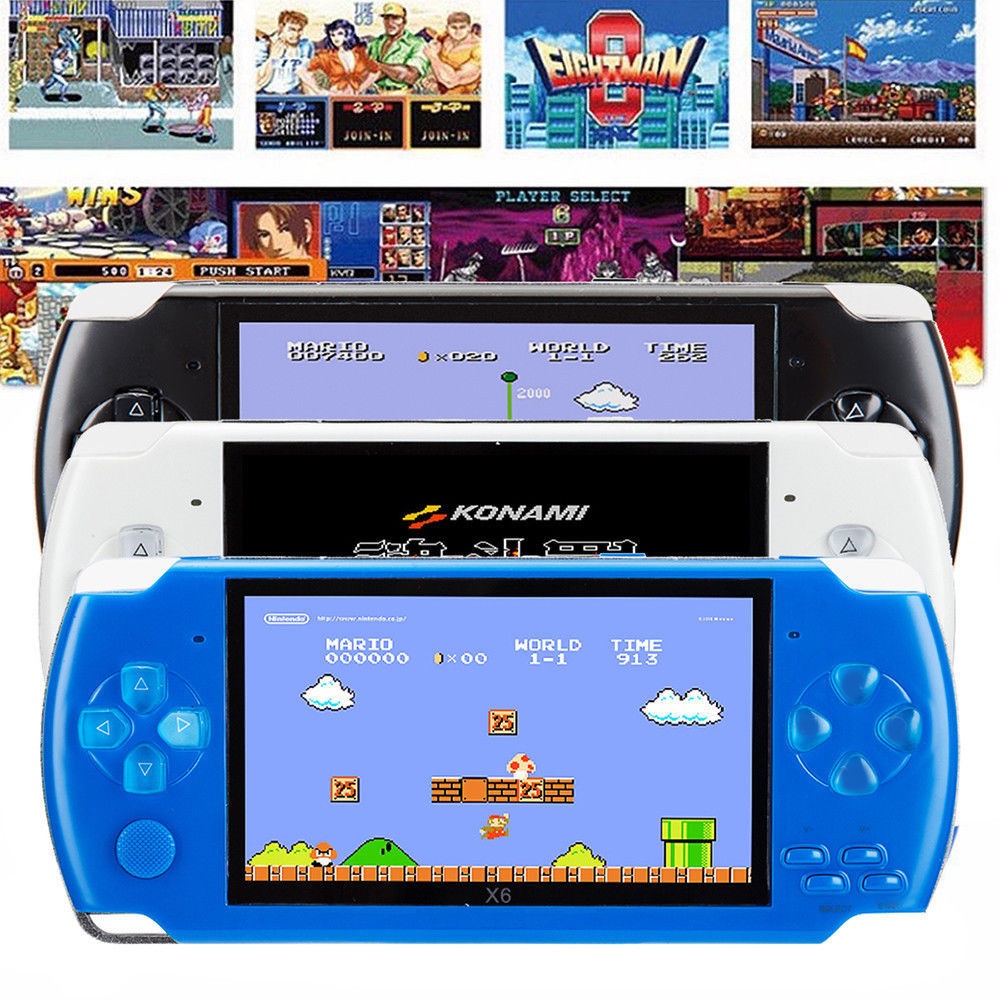 8GB 4.3 Inch Handheld Game Console with 1000 Classic GBA Games, Support Video & Music Playing, Built-in 3M Camera. 