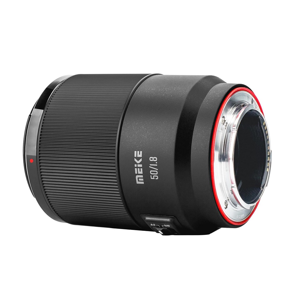 Meike 50mm f1.8 otomatik odaklama STM step Motor tam çerçeve portre Lens için Panasonic Lumix /Leica /Sigma l-montaj kamera. 