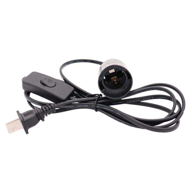US AU UK EU to E14 E27 Power Cord Screw Base Lamp Holder LED Pendant Light Head With 303 Switch Extent Cable 1.8m Bulb Socket. 