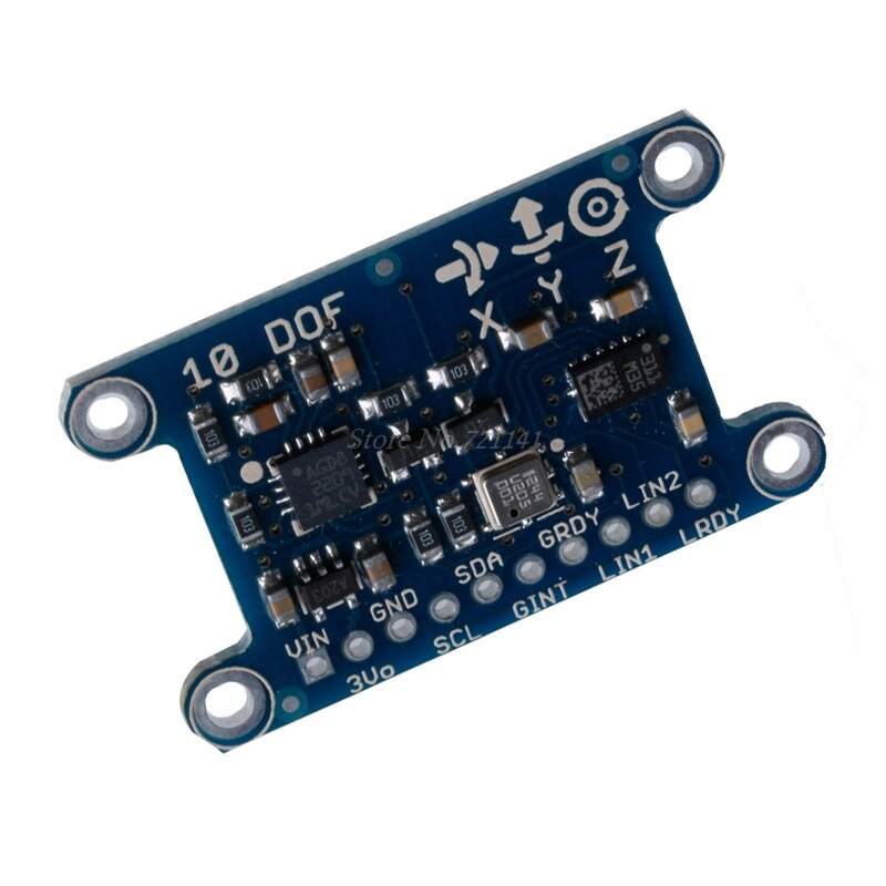 【happy one】10DOF IMU Breakout L3GD20 LSM303 BMP180 Attitude Sensor 3 Axis Gyroscope Module Dropship. 