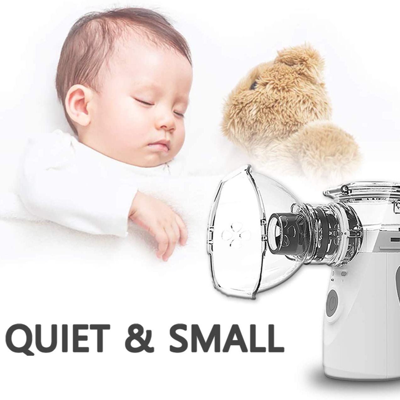 Mesh Portable Nebulizer - Handheld Mesh Atomizer Machine for Home Daily Use, Ultrasonic Nebuliser Personal Inhalers for Breathing Problems/ Mesh Atomizer Nebulizer
