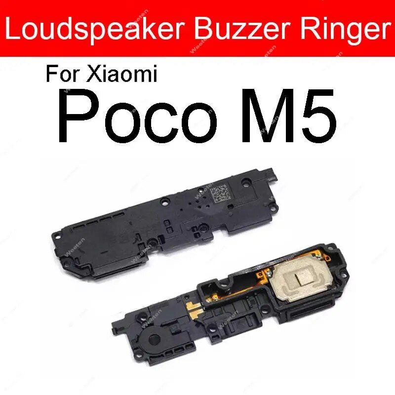 Loudspeaker Sound For Xiaomi Poco C31 C40 C50 C51 C55 X5 F5 M5 M5S M4 Pro 4G 5G Loud Speaker Buzzer Ringer Flex Repair Parts. 