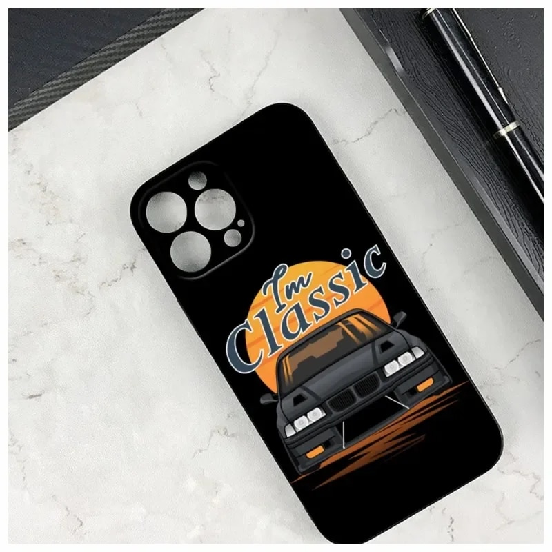 M3 E36 Power Maglietta Camiseta Oldtimer Car Dtm Phone Case for Iphone 14 12 11 13 15 Pro Max X XR 14 15 8 7 Plus Phone Covers. 