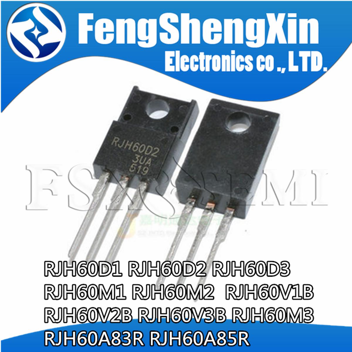 10pcs RJH60D1 RJH60D2 RJH60D3 RJH60M1 RJH60M2 RJH60V1B RJH60V2B RJH60V3B RJH60M3 RJH60A83R RJH60A85R TO-220F IGBT