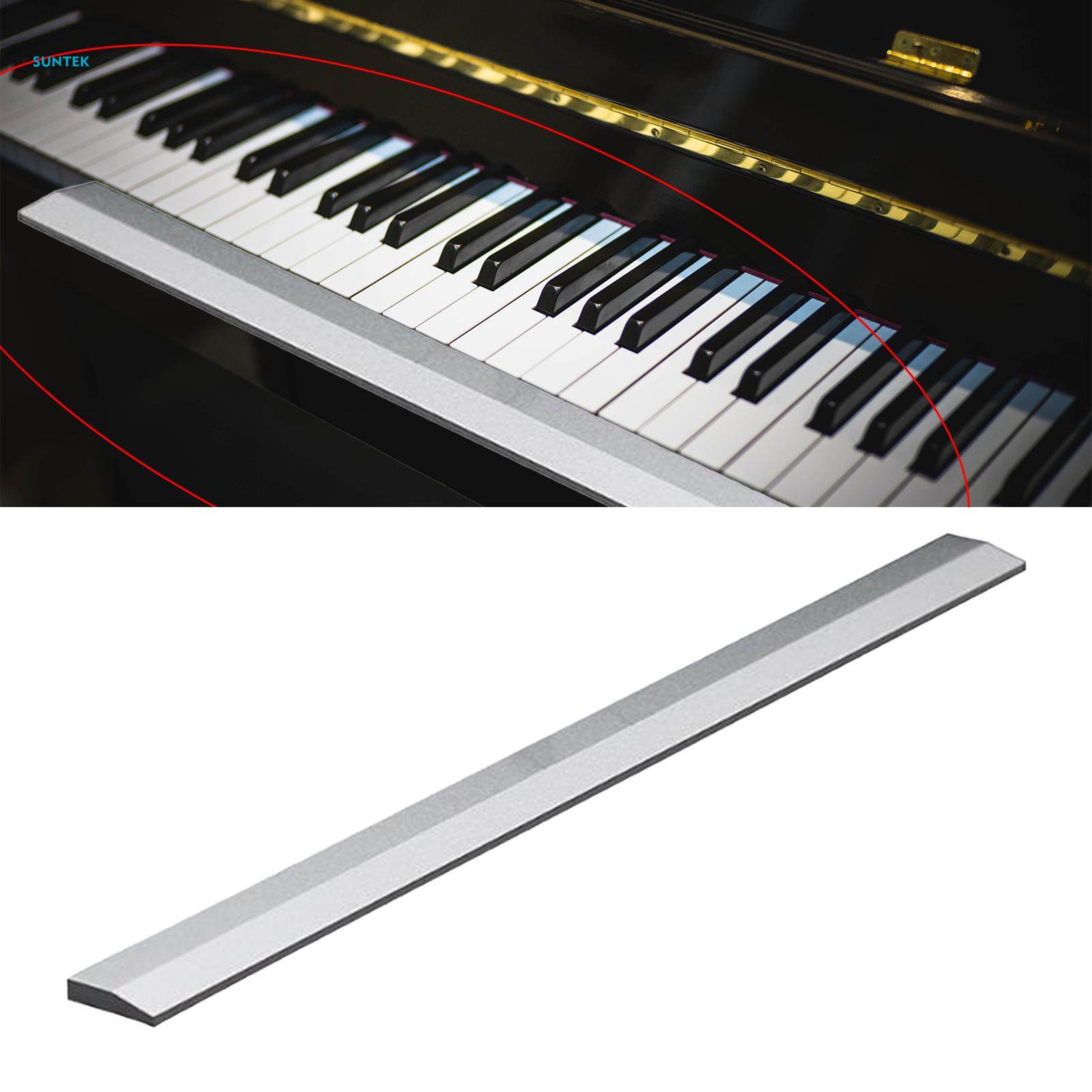 Piano Key Measuring Tool, Piano Key Leveling Ruler, Metal Portable Measuring 15" Tuning Piano Tuner Ruler for Daily Use