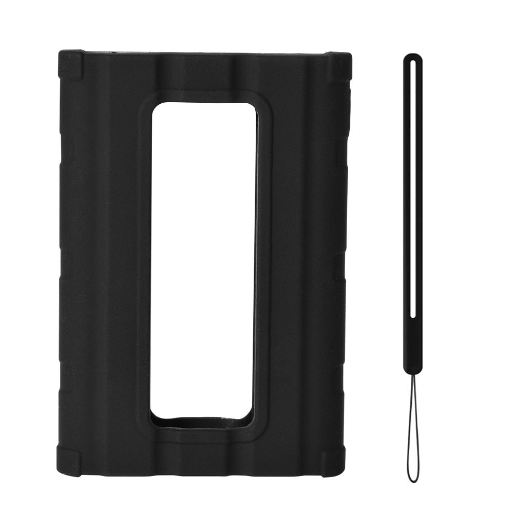 For Samsung T7 Shield Silicone SSD Skin Sleeve Case with Lanyard Portable Solid State Drive Anti-Scratch Protective Cover Shell. 